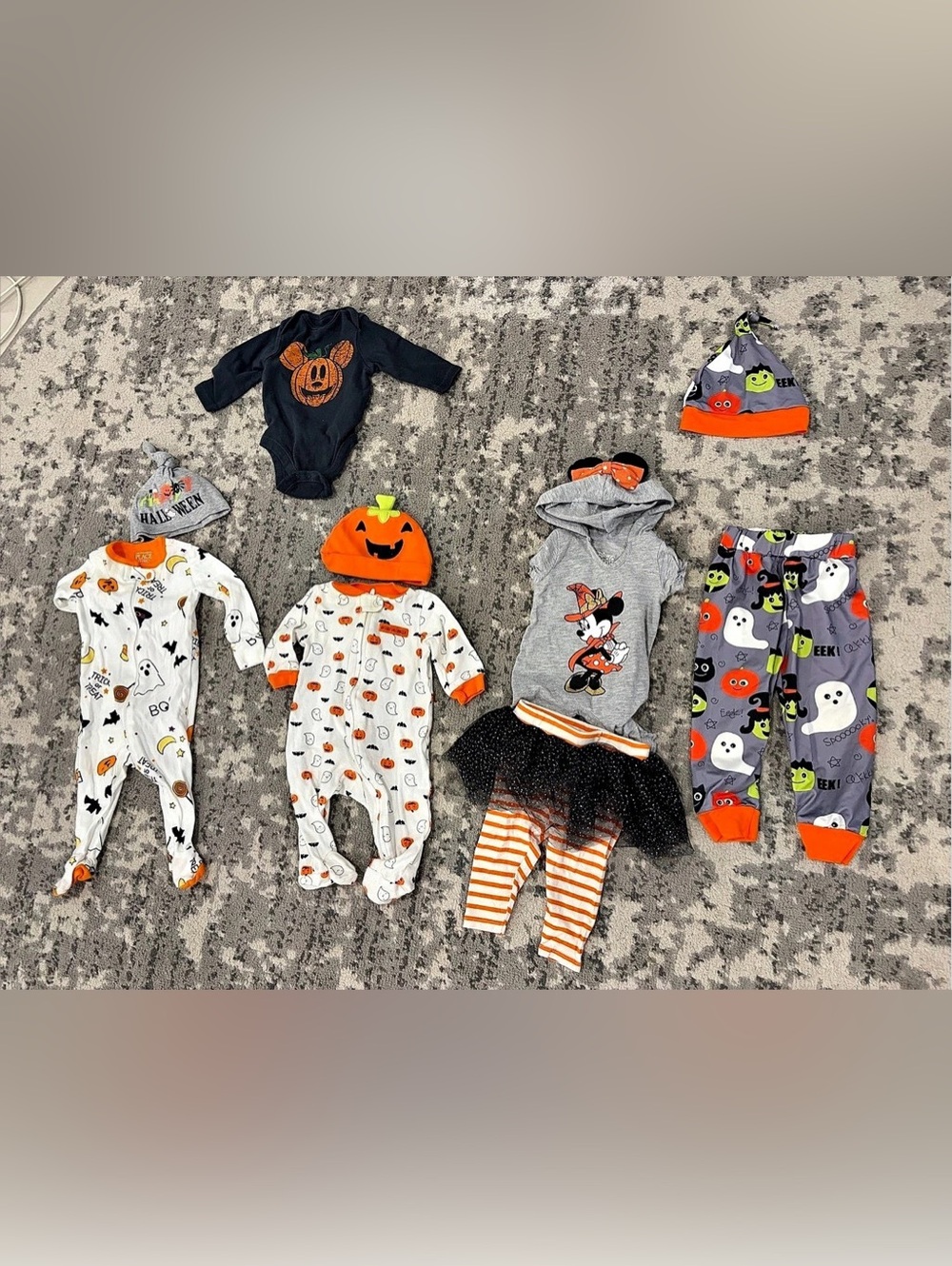 Baby Halloween Outfit Bundle 0-3m